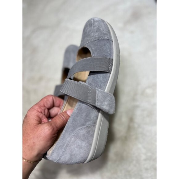 Vionic Shelby Mary Jane gray slip on flat shoe women size 9 - Picture 4 of 9